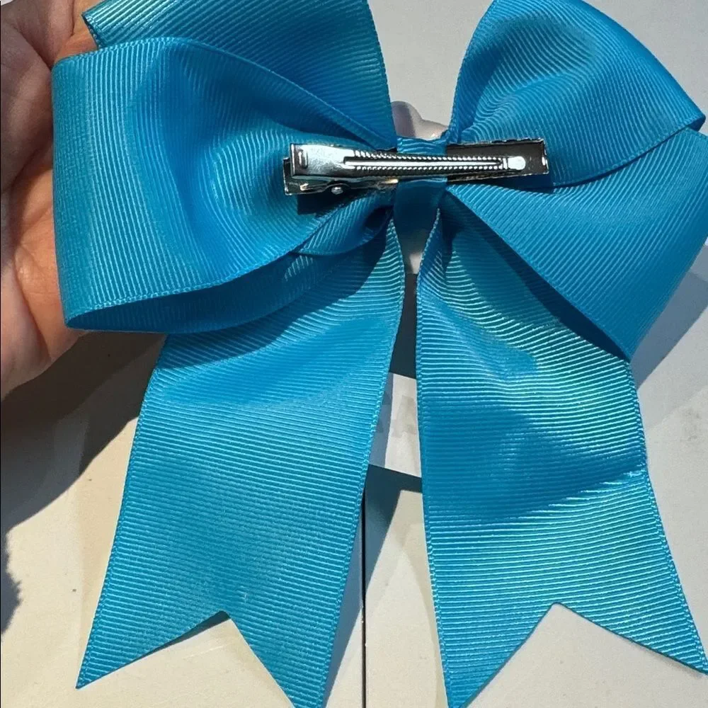 1042 Blue Color Hello Kitty Aligator Clip‎ Hair Bow